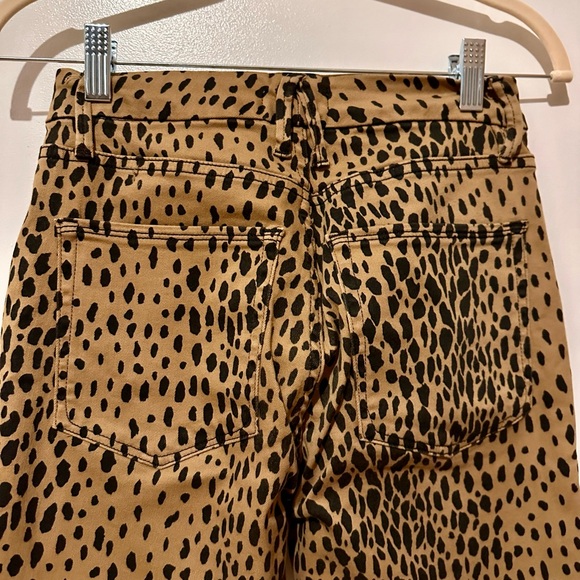 GOOD AMERICAN | mint condition leopard print high rise skinny jeans - Picture 4 of 5